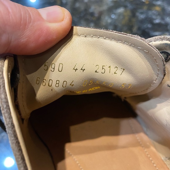 Men’s ECCO grey suede lace up oxfords size 44 - Picture 5 of 5